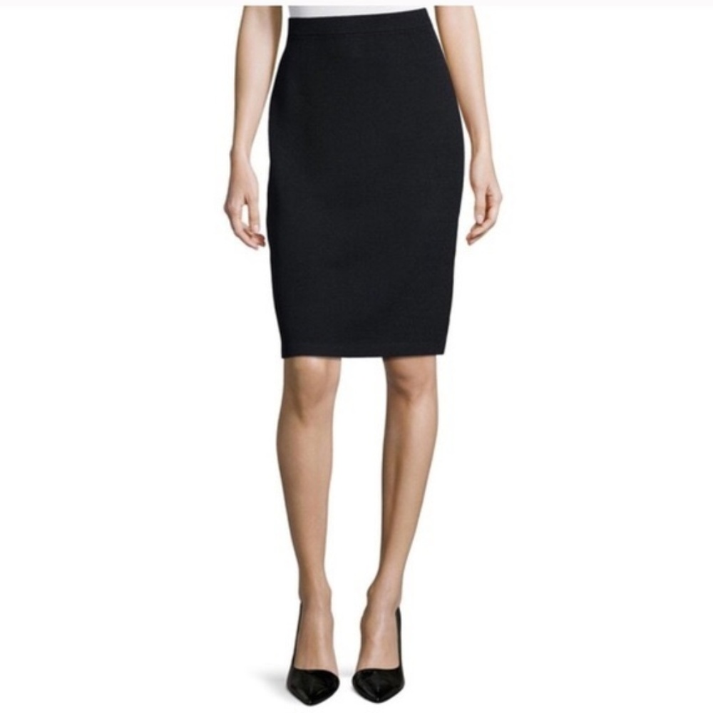 St. John Evening Santana Knit Black Skirt | 8